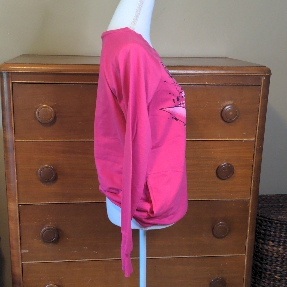 DISNEY Fiesty Barbie PINK TINK Crew Neck Sweatshirt - Picture 3 of 8